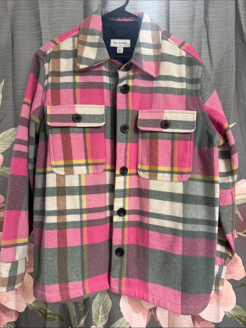 Rae Jacket Co. Pink Plaid Shacket